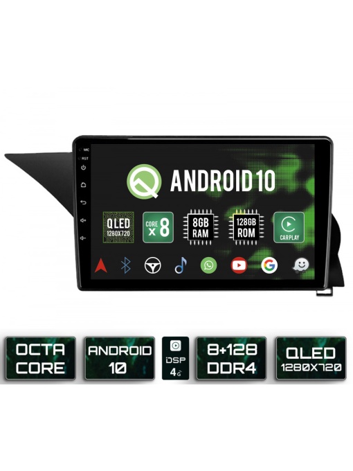 Navigatie Mercedes Benz GLK NTG 4.5 (2012-2015), Android 13, Z-Octacore , 8GB RAM , 256GB ROM, 9 Inch - AD-BGZ9008,AD-BGRKIT418