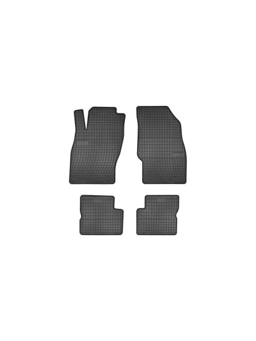 Set 4 covorase auto MAMMOOTH, Cauciuc, pentru OPEL ADAM, CORSA D 2006-2019 LIFTBACK, Negru