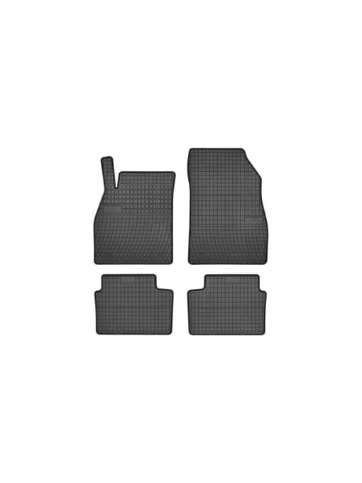 Set 4 covorase auto MAMMOOTH, Cauciuc, pentru OPEL INSIGNIA A 2008-2017 LIFTBACK, Negru