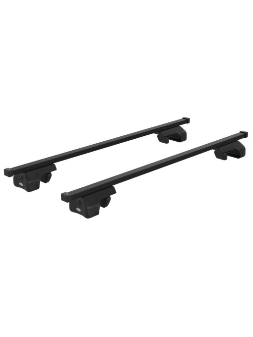 Bare transversale din otel CRUZ Lane Black pentru Saturn Vue 2008-2010 cu bare longitudinale