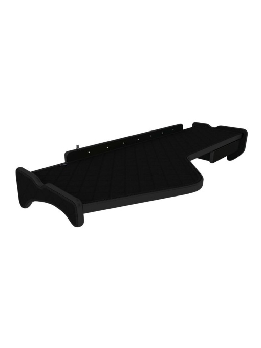Masa bord, F-CORE, cu led si sertar, model lung, pentru RENAULT MAGNUM, 1996+, Negru