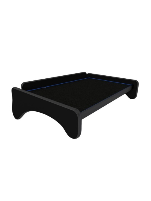Masa bord, F-CORE, partea dreapta/ pasager, pentru SCANIA P,G,R,T, 2004+, Negru/ Albastru