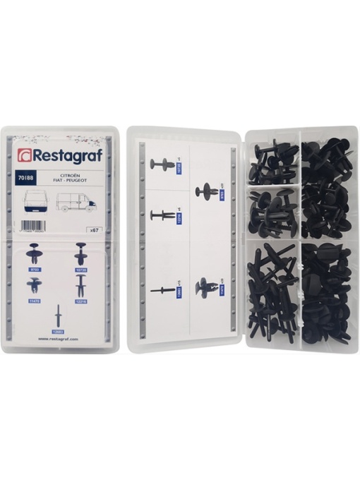 SET 67 BUC ASORTIMENT AGRAFE
