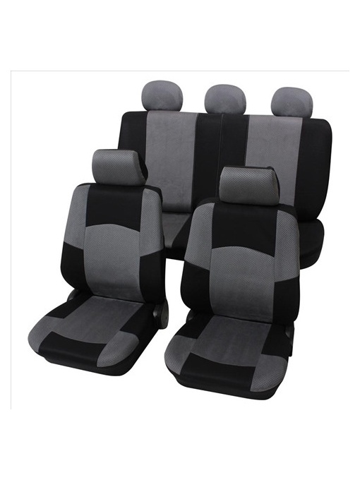 Set Complet Huse Scaune (Fata-Spate) Gri -Classic- Petex