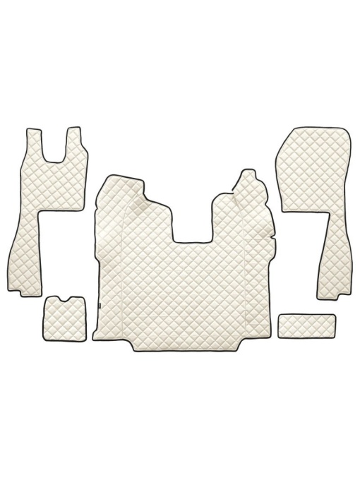 Set covorase camion, piele ecologica crem SCANIA L,P,G 01.10- transmisie automata, scaune standard