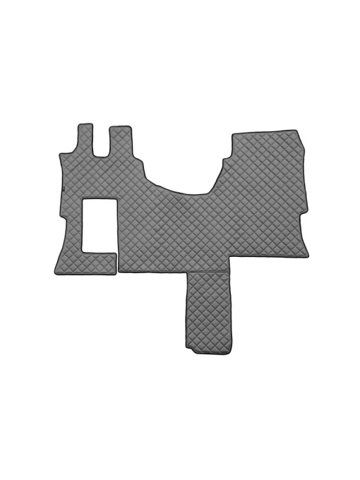 Covoras camion F-Core, Piele-ECO, pentru MERCEDES ACTROS MP4 / MP5, cabina SOLO STAR, Gri