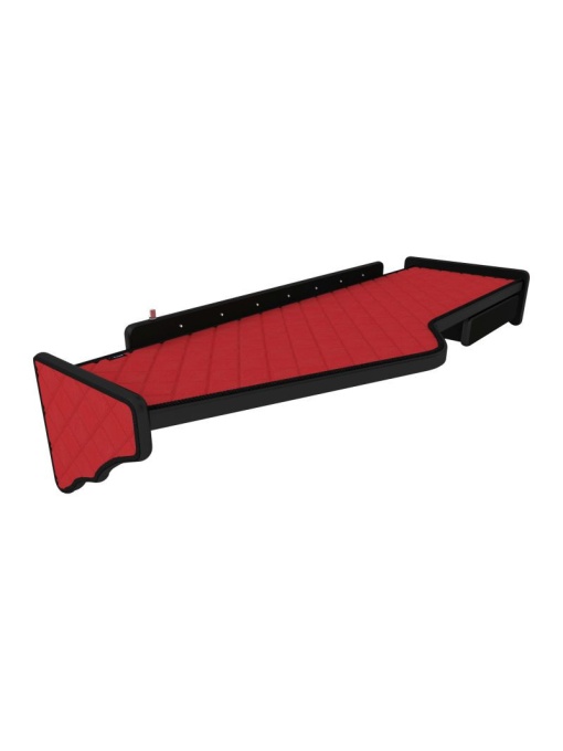 Masa bord, F-CORE, cu led si sertar, model lung, pentru SCANIA L, P, G, R, S, P, G, R, T, 2010+, Rosu