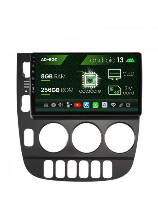 Navigatie Mercedes Benz ML W163 (1998-2005), Android 13, Z-Octacore , 8GB RAM , 256GB ROM, 9 Inch - AD-BGZ9008,AD-BGRKIT405V3