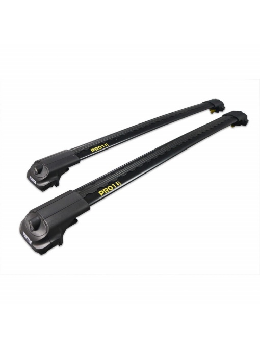 Set bare transversale portbagaj Turtle Air-v1, culoare neagra, dedicate pentru AUDI A6 ALLROAD (C7) 12-18 ,sistem prindere pe bare longitudinale