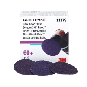 333793M SET 15 BUCATI CUBITRON II FIBRE ROLOC DISC, 2 60+ -3M