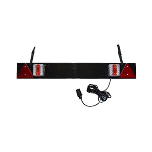Bara Pentru Remorca Cu 2 Reflectoare Led Si 2 Triunghiuri Reflectorizante, Cablu De 5 M