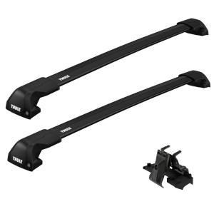 Bare transversale Thule WingBar Evo Flush Edge Black dedicate pentru Ford Edge 2016+ cu bare longitudinale integrate