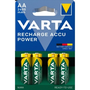 Baterie Varta Reincarcabila Recharge Accu Power AA 2400 mAh Blister 4 buc