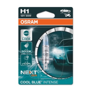 Bec 12V H1 55 W Cool Blue Intense Blister Nextgen 1 Buc Osram