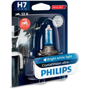 Bec, far principal Philips Crystal Vision H7 , ultra 12V 55W / blister