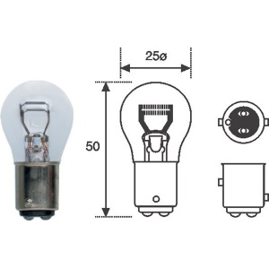 Bec Magneti Marelli P21/5W 12V BAY15d