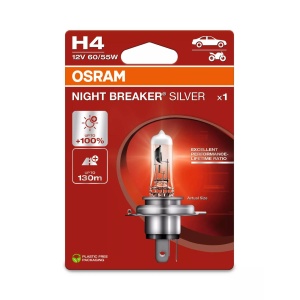 Bec Osram Night Breaker Silver H4 12V 60/55W P43t blister
