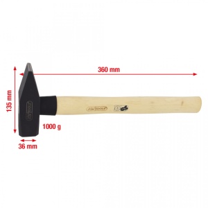 CIOCAN PTR LACATUS CU COADA DIN LEMN DE HICKORY, 1000G