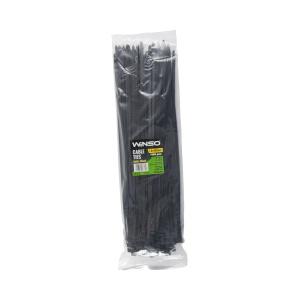 Coliere plastic 7,6x450 Negru - Set 100 buc