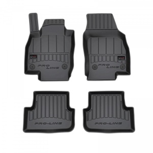 Covorase tip tavita 3D Volkswagen Polo VI, caroserie Hatchback, fabricatie 10.2017 - prezent