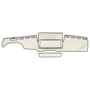 Husa bord camion F-Core, Piele-ECO, pentru MAN TGX, Bej