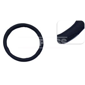 Husa Volan Piele Negru 37-39 CM