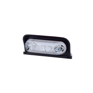 Lampă marcaj poziție, Horpol, cu suport, formă ovală, LED alb, alimentare 12/24V