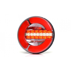 Lampă spate rotundă, WAŚ, cu mufă 5 pini W154/12 12/24V