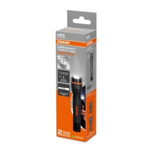Lanternă LED OSRAM LEDinspect TORCH 350 ESSENTIAL – Lanternă de mână puternică pentru auto și uz general