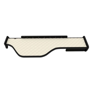 Masa bord, F-CORE, cu led si sertar, model lung, pentru DAF XF 105, 2005+, Bej