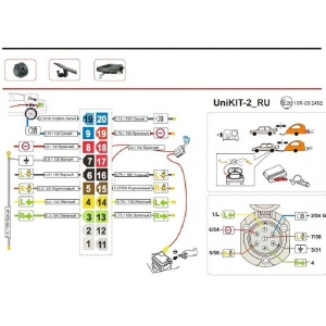 Modul Electric 7 Pini Can-Bus Pentru Carlig Remorcare Hakpol - Img 2