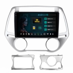 Navigatie 2K HUB64 Hyundai I20 (2012-2014), 4GB RAM, Android 13, Octacore, Slot Sim 4G, DSP, GPS, Wi-FI, Carplay, Android Auto, USB, Bluetooth, Waze, Touchscreen, 9.5 Inch