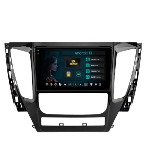 Navigatie 2K HUB64 Mitsubishi Pajero (2016-2018), 8GB RAM, Android 13, Octacore, Slot Sim 4G, DSP, GPS, Wi-FI, Carplay, Android Auto, USB, Bluetooth, Waze, Touchscreen, 9.5 Inch
