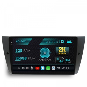 Navigatie BMW Seria 3 E90, E91, E92, Android 13, X-Octacore , 8GB RAM , 256GB ROM, 9.5 Inch - AD-BGX9008,AD-BGRKIT391