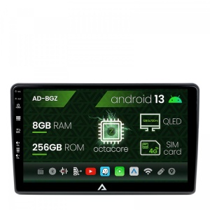 Navigatie Fiat Ducato, Citroen Jumper, Peugeot Boxer, Android 13, Z-Octacore , 8GB RAM , 256GB ROM, 9 Inch - AD-BGZ9008,AD-BGRKIT355
