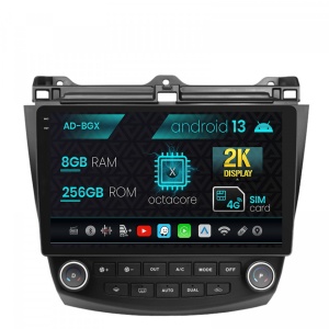 Navigatie Honda Accord 7 (2005-2008), Android 13, X-Octacore , 8GB RAM , 256GB ROM, 10.36 Inch - AD-BGX10008,AD-BGRKIT012