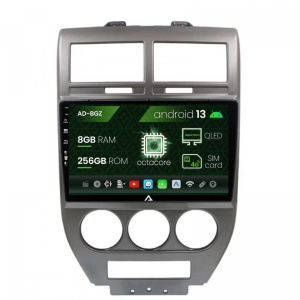 Navigatie Jeep Compass,Patriot (2006-2010), Android 13, Z-Octacore , 8GB RAM , 256GB ROM, 9 Inch - AD-BGZ9008,AD-BGRKIT295
