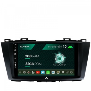 Navigatie Mazda 5 (2010-2015), Android 12, A-Octacore , 2GB RAM , 32GB ROM, 9 Inch - AD-BGA9002,AD-BGRKIT323