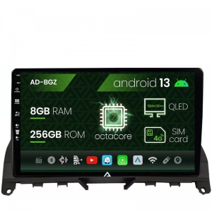 Navigatie Mercedes Benz C-Class W204 (2006-2012), Android 13, Z-Octacore , 8GB RAM , 256GB ROM, 9 Inch - AD-BGZ9008,AD-BGRKIT419