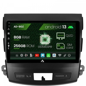 Navigatie Mitsubishi Outlander , Peugeot 4007 , Citron C-Crosser, Android 13, Z-Octacore , 8GB RAM , 256GB ROM, 9 Inch - AD-BGZ9008,AD-BGRKIT276