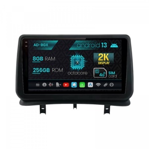 Navigatie Renault Clio 3 (2005-2013), Android 13, X-Octacore , 8GB RAM , 256GB ROM, 9.5 Inch - AD-BGX9008,AD-BGRKIT371V2