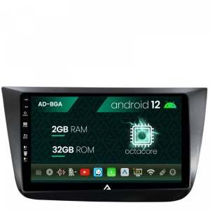 Navigatie Seat Altea,Toledo (2005-2012), Android 12, A-Octacore , 2GB RAM , 32GB ROM, 9 Inch - AD-BGA9002,AD-BGRKIT055