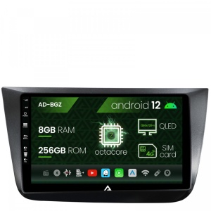 Navigatie Seat Altea,Toledo (2005-2012), Android 13, Z-Octacore , 8GB RAM , 256GB ROM, 9 Inch - AD-BGZ9008,AD-BGRKIT055