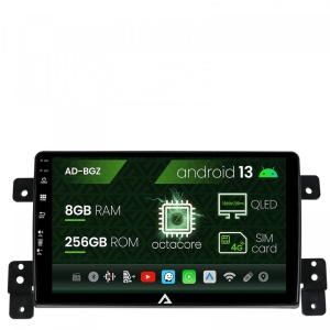 Navigatie Suzuki Grand Vitara (2005-2015), Android 13, Z-Octacore , 8GB RAM , 256GB ROM, 9 Inch - AD-BGZ9008,AD-BGRKIT314
