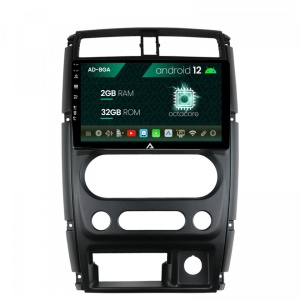 Navigatie Suzuki Jimny (2005,), Android 12, A-Octacore , 2GB RAM , 32GB ROM, 9 Inch - AD-BGA9002,AD-BGRKIT315
