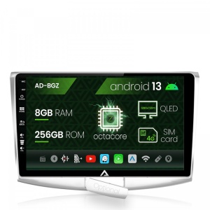 Navigatie Volkswagen Passat B6 , B7 , CC, Android 13, Z-Octacore , 8GB RAM , 256GB ROM, 10.1 Inch - AD-BGZ10008,AD-BGRKIT025