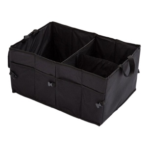 Organizator portbagaj auto cu 9 buzunare, 55 x 38 x 26cm, culoare neagra - Img 3