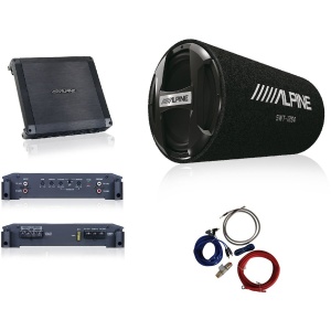 Pachet Subwoofer Alpine + Amplificator Alpine, SWT-12S4 + BBX-T600+350940, Tub Bass-Reflex, 30 cm, 300W RMS, 2 canale, 300W RMS max - Img 5