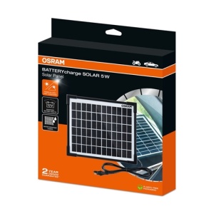 Panou solar pentru întreținere baterie 12 V – 5 W – OSRAM BATTERYcharge SOLAR