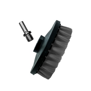 Perie piele cu adaptor bormasina Adbl Leather Twister, 125mm